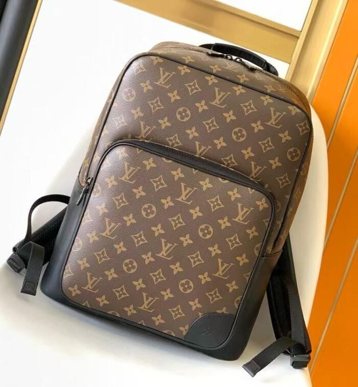Louis Vuitton Macassar Dean Noir Monogram Backpack - Image 1