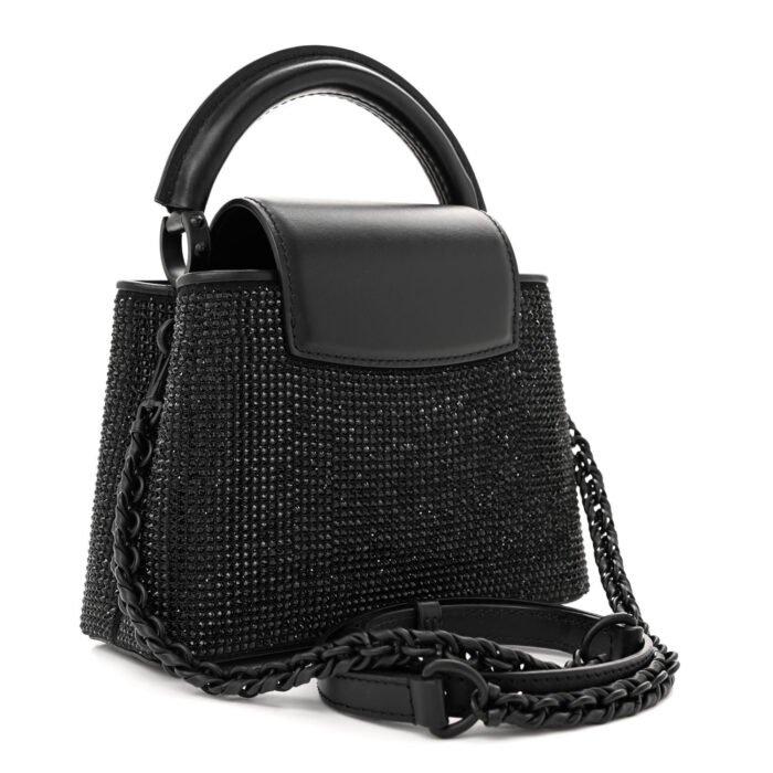 Swarovski Calfskin Capucines Mini Black - Image 4
