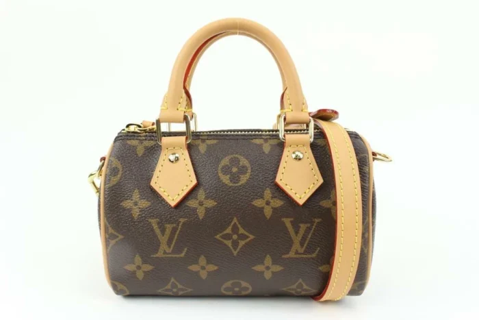 Louis Vuitton Monogram Nano Speedy Bandouliere 32lk37s - Image 1
